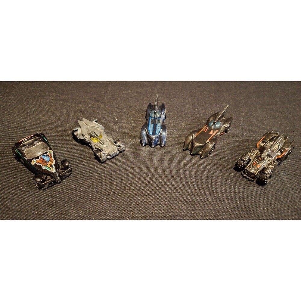 Hot Wheels Batmobile-DC Comics, Marvel Rouge X-Men 5 Car Lot Loose